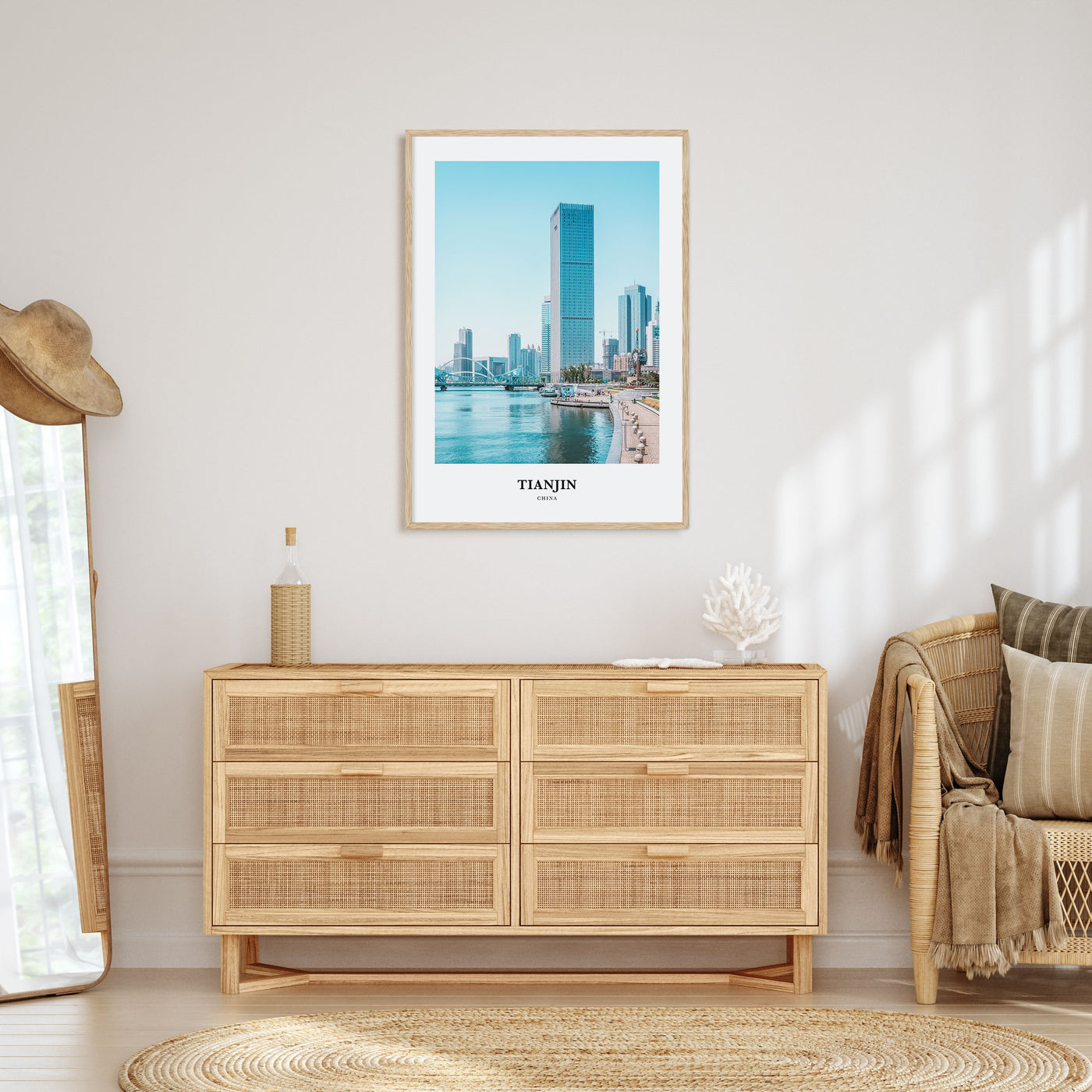 Tianjin Portrait Color Poster