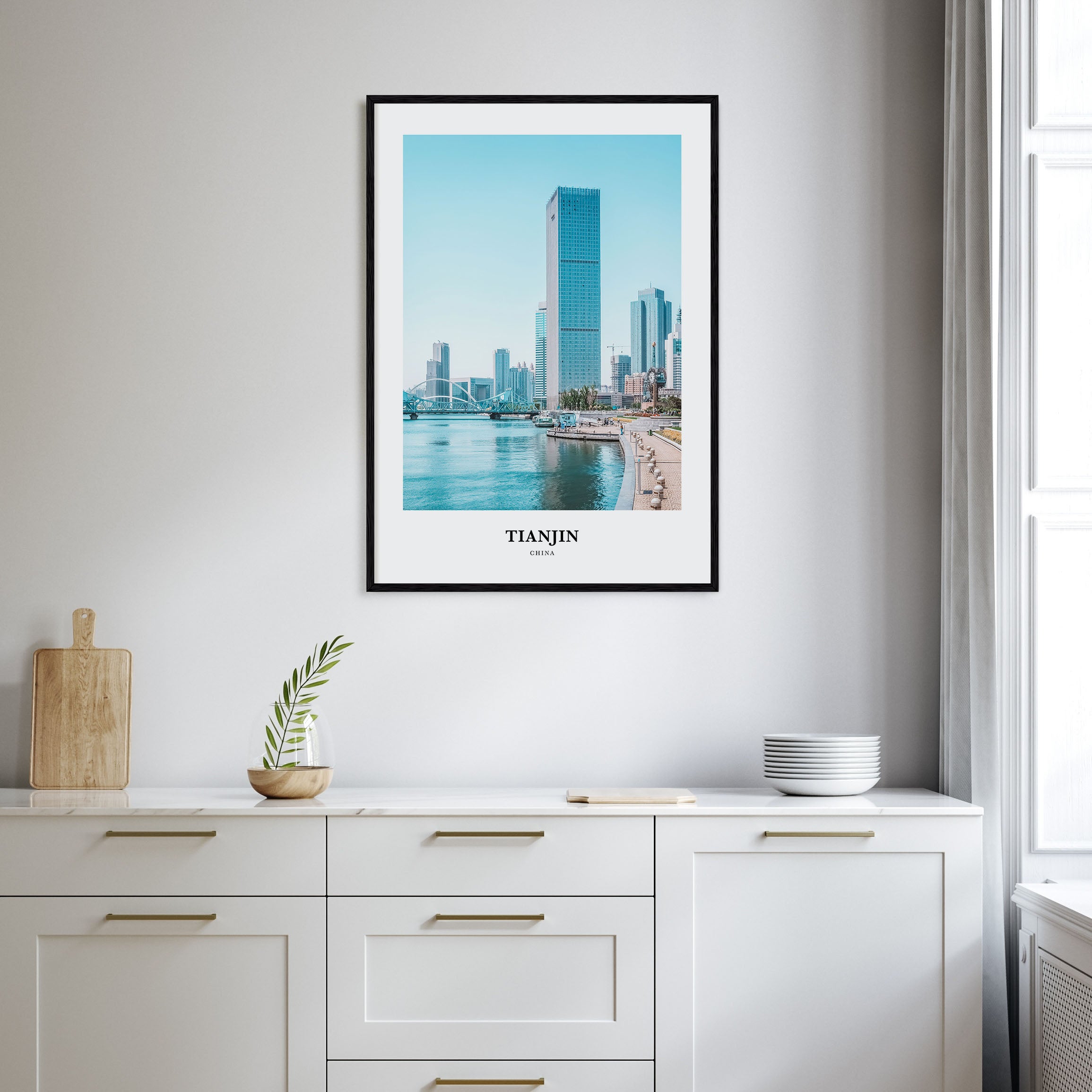 Tianjin Portrait Color Poster