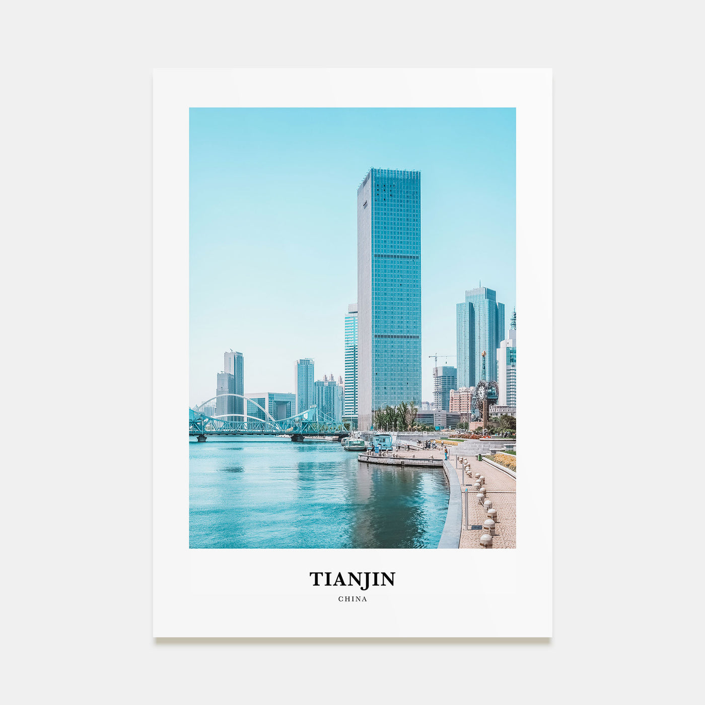 Tianjin Portrait Color Poster