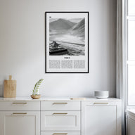 Tibet Travel B&W Poster