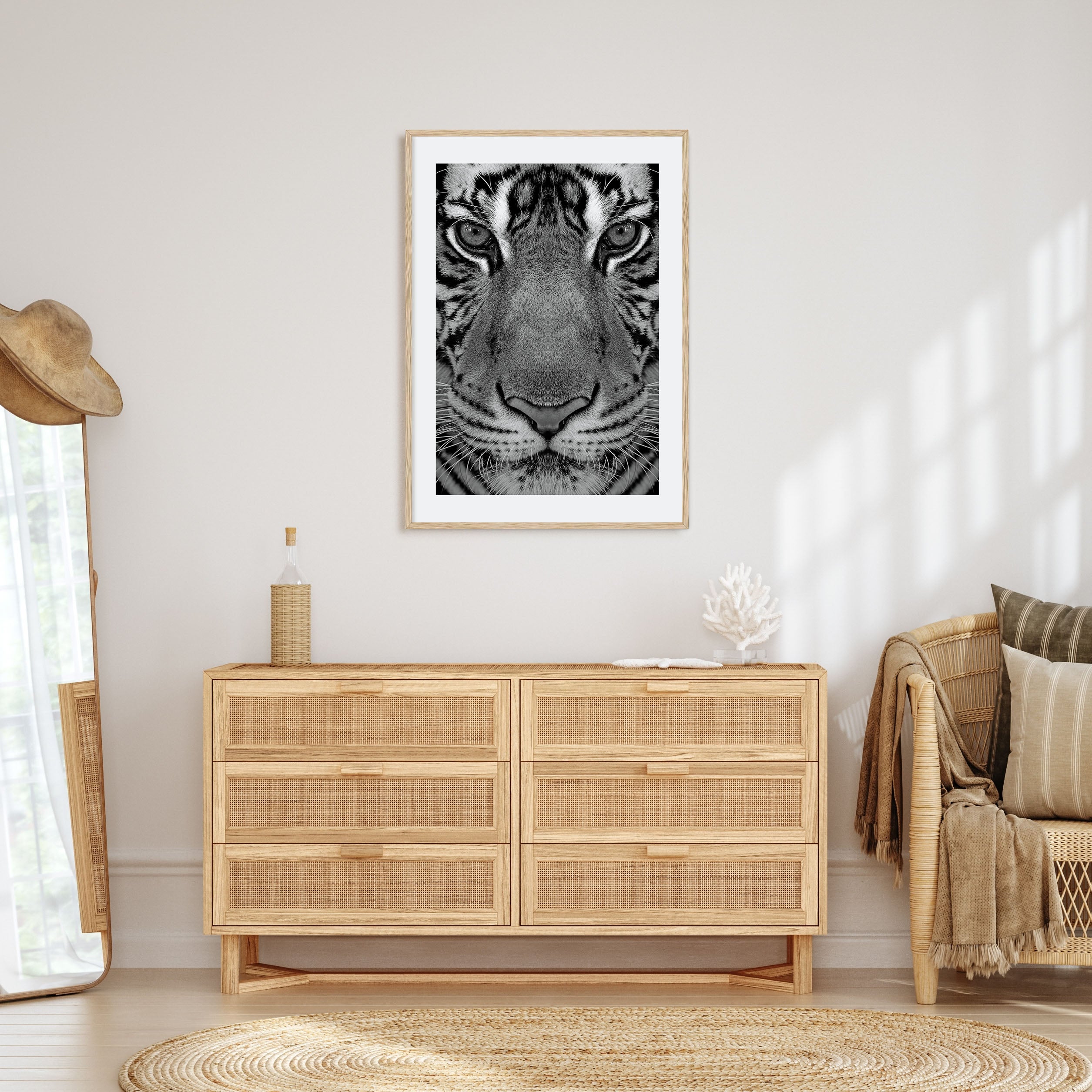 Tiger Photo B&W No 1 Poster