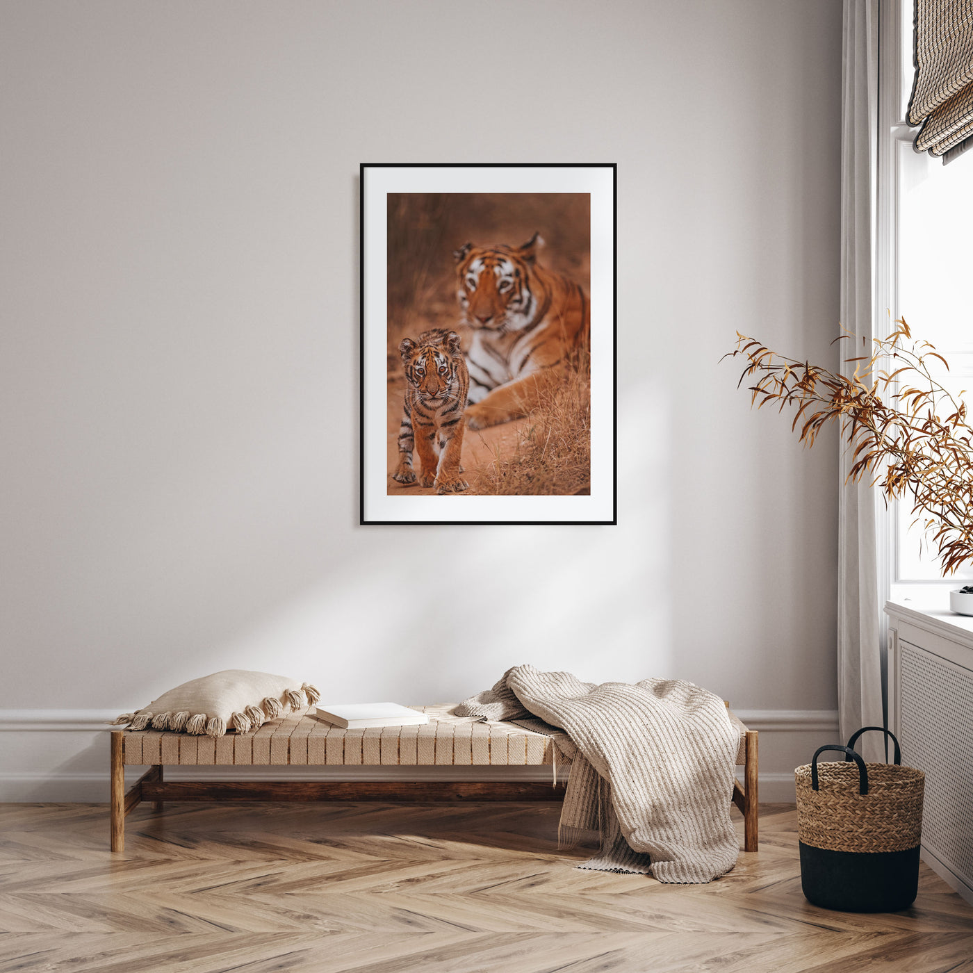 Tiger Photo Color Poster