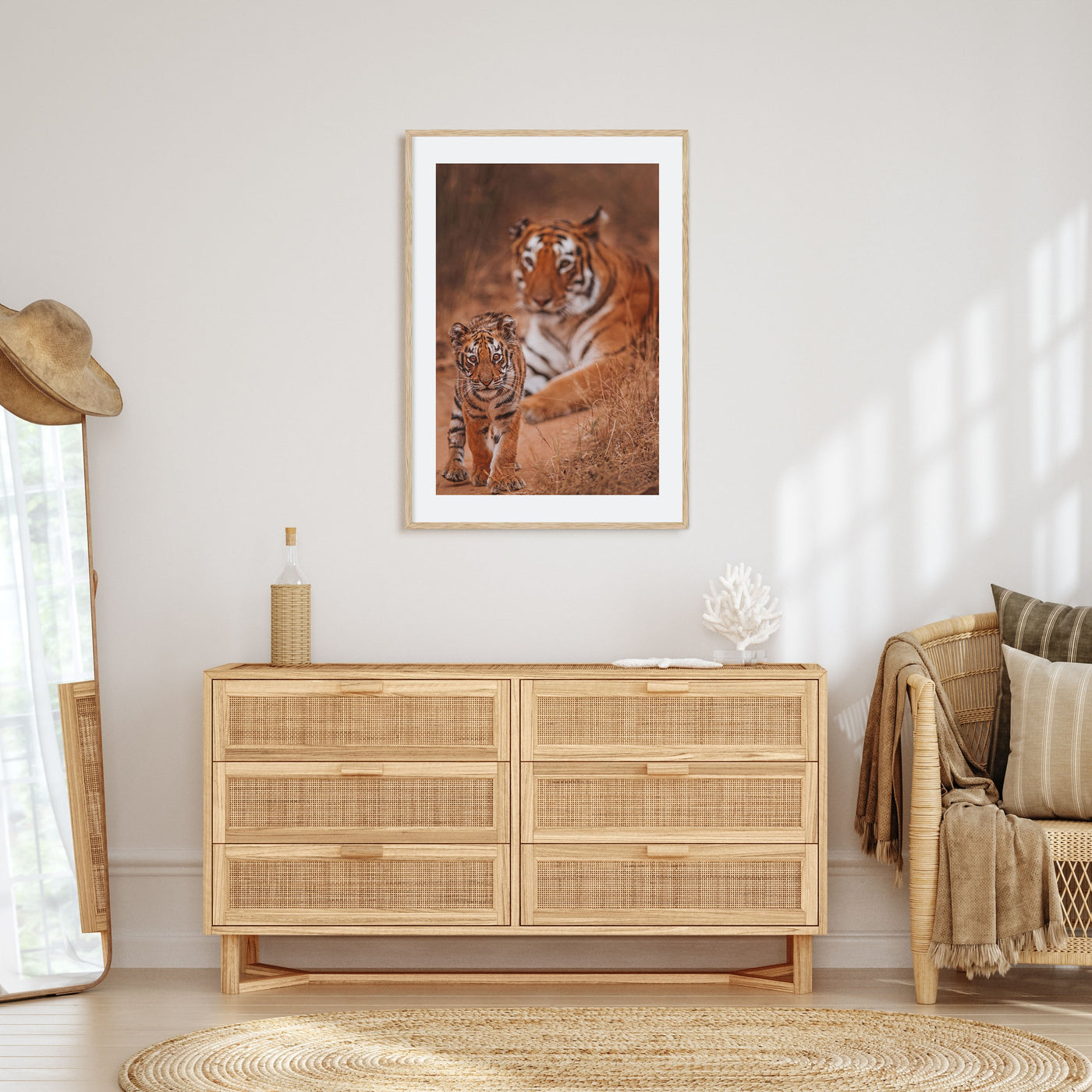 Tiger Photo Color Poster