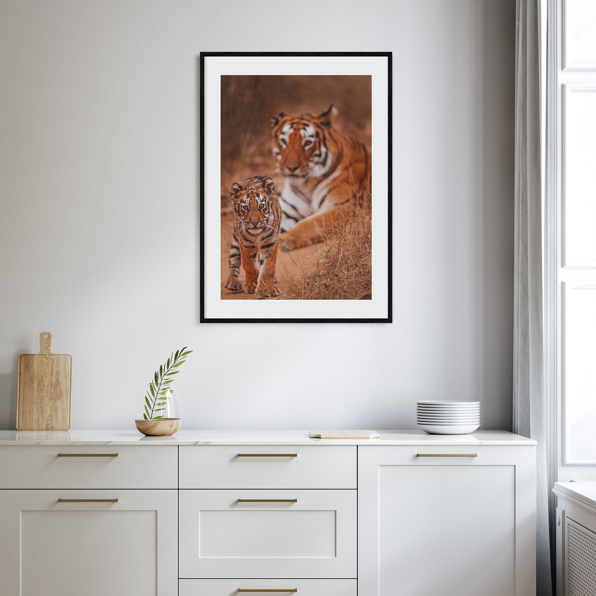 Tiger Photo Color Poster