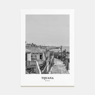 Tijuana Portrait B&W Poster