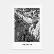 Timisoara Portrait B&W No 1 Poster