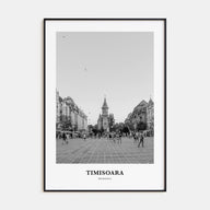Timisoara Portrait B&W No 2 Poster