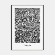 Tirana Portrait B&W Poster