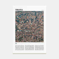 Tirana Travel Color Poster