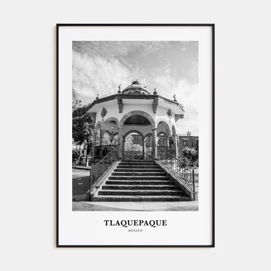 Tlaquepaque Portrait B&W Poster