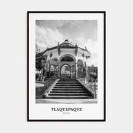 Tlaquepaque Portrait B&W Poster