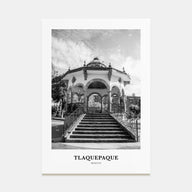 Tlaquepaque Portrait B&W Poster