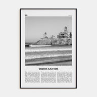 Todos Santos Travel B&W Poster