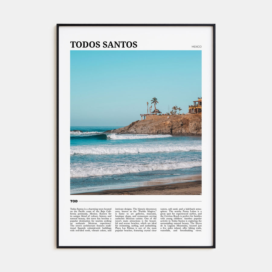 Todos Santos Travel Color Poster