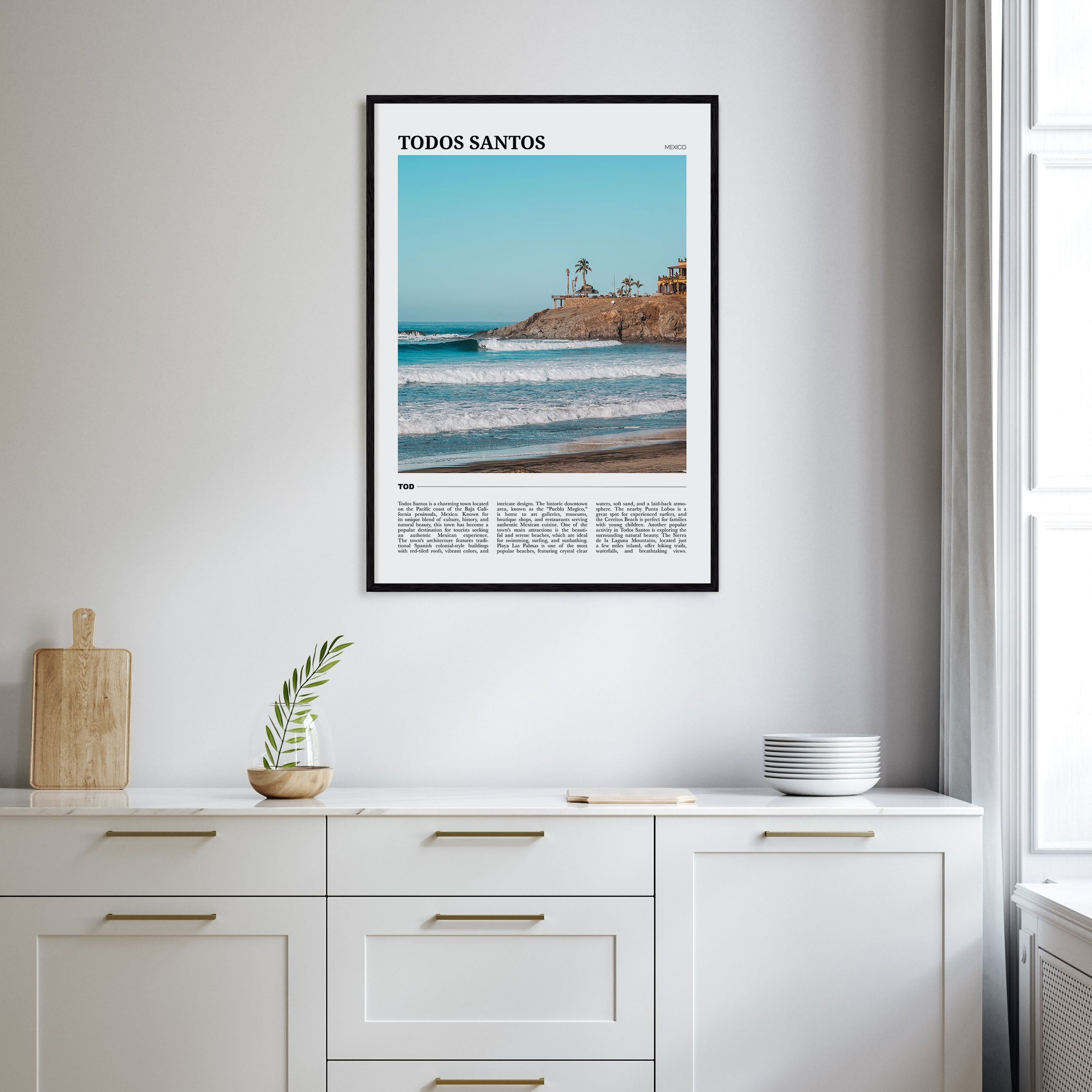 Todos Santos Travel Color Poster