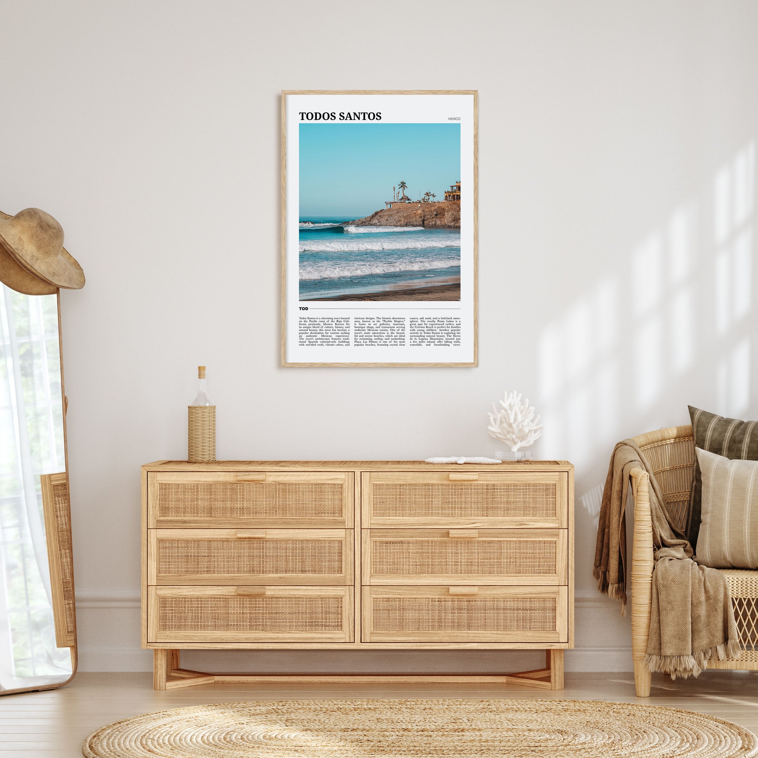 Todos Santos Travel Color Poster
