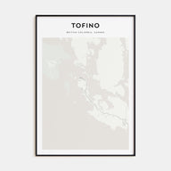 Tofino Map Portrait Poster