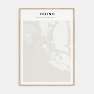 Tofino Map Portrait Poster