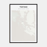 Tofino Map Portrait Poster