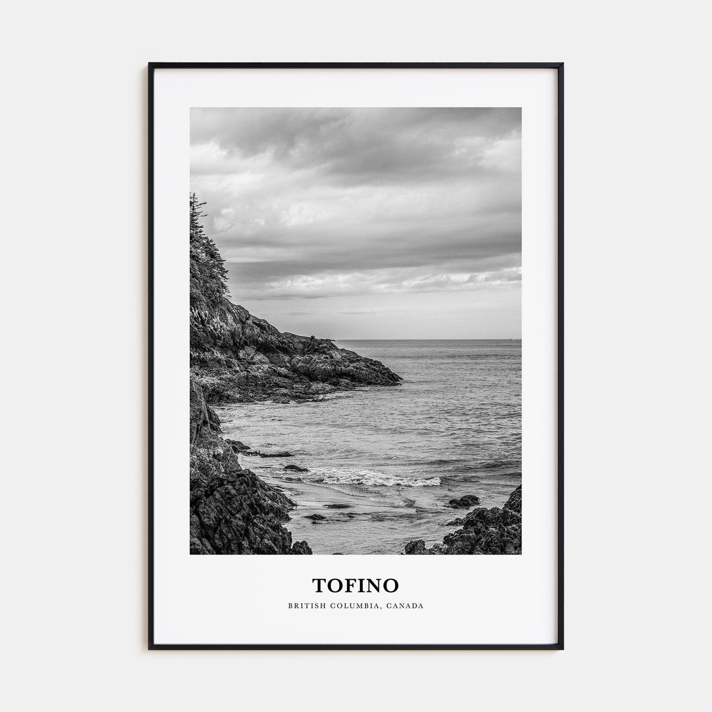 Tofino Portrait B&W Poster