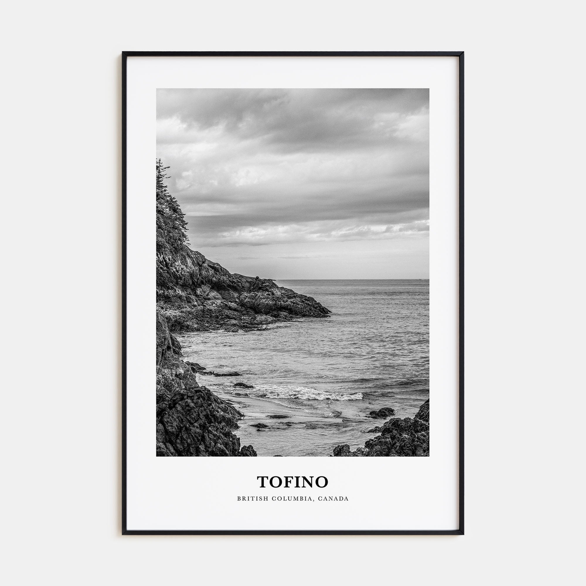 Tofino Portrait B&W Poster