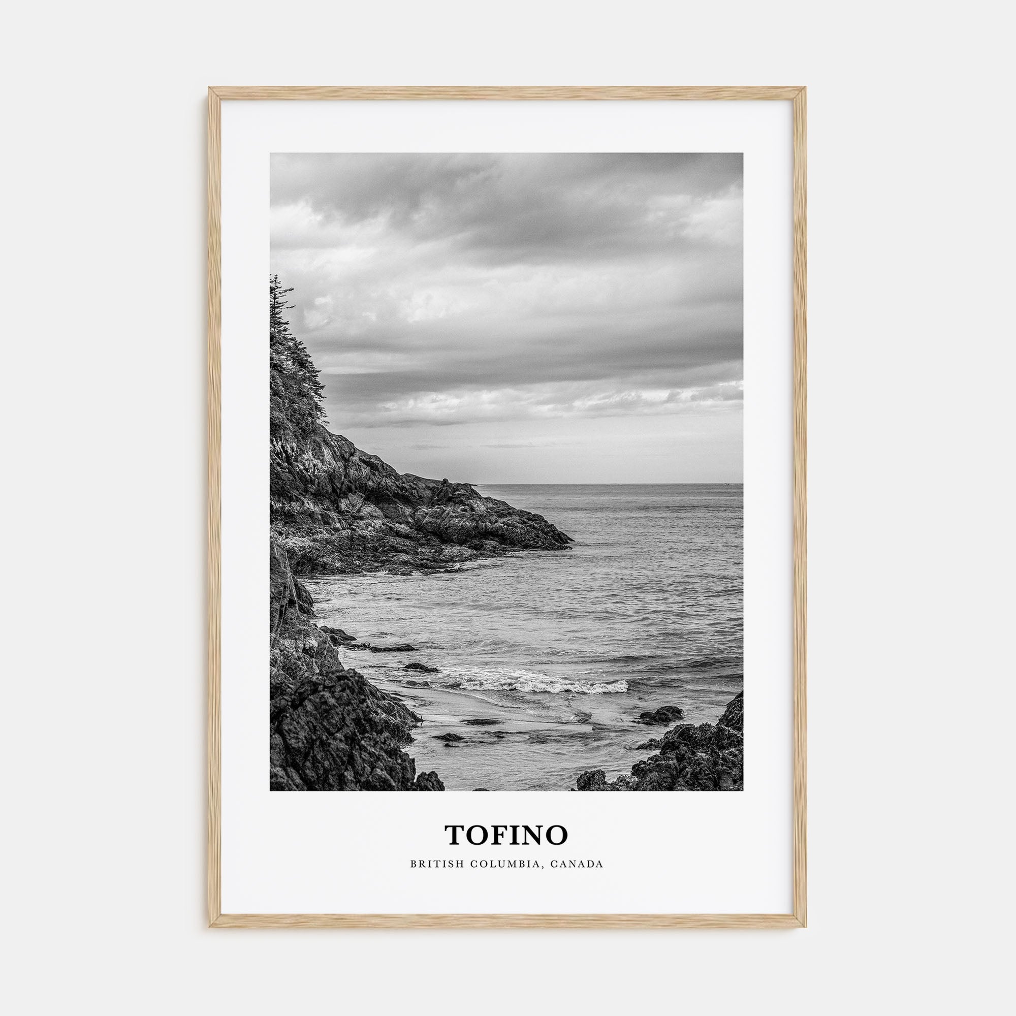 Tofino Portrait B&W Poster