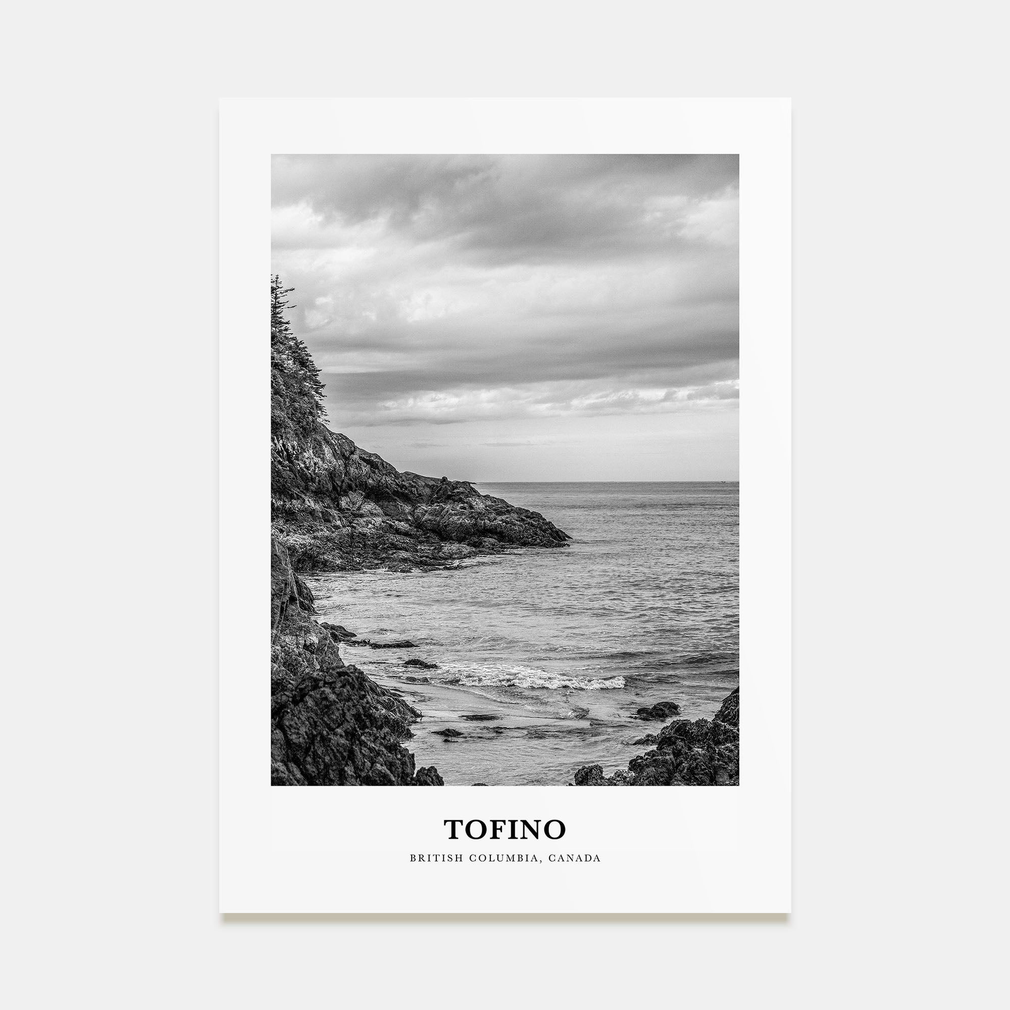 Tofino Portrait B&W Poster