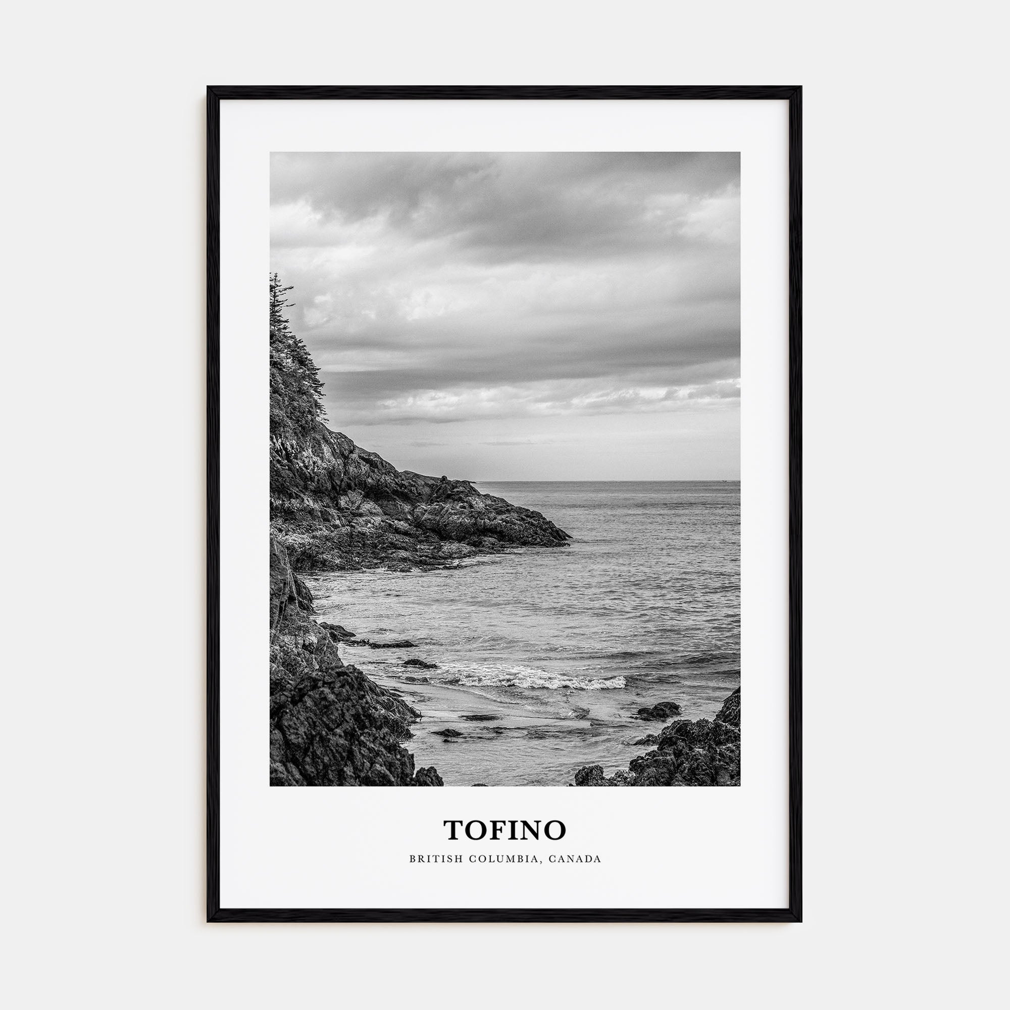 Tofino Portrait B&W Poster