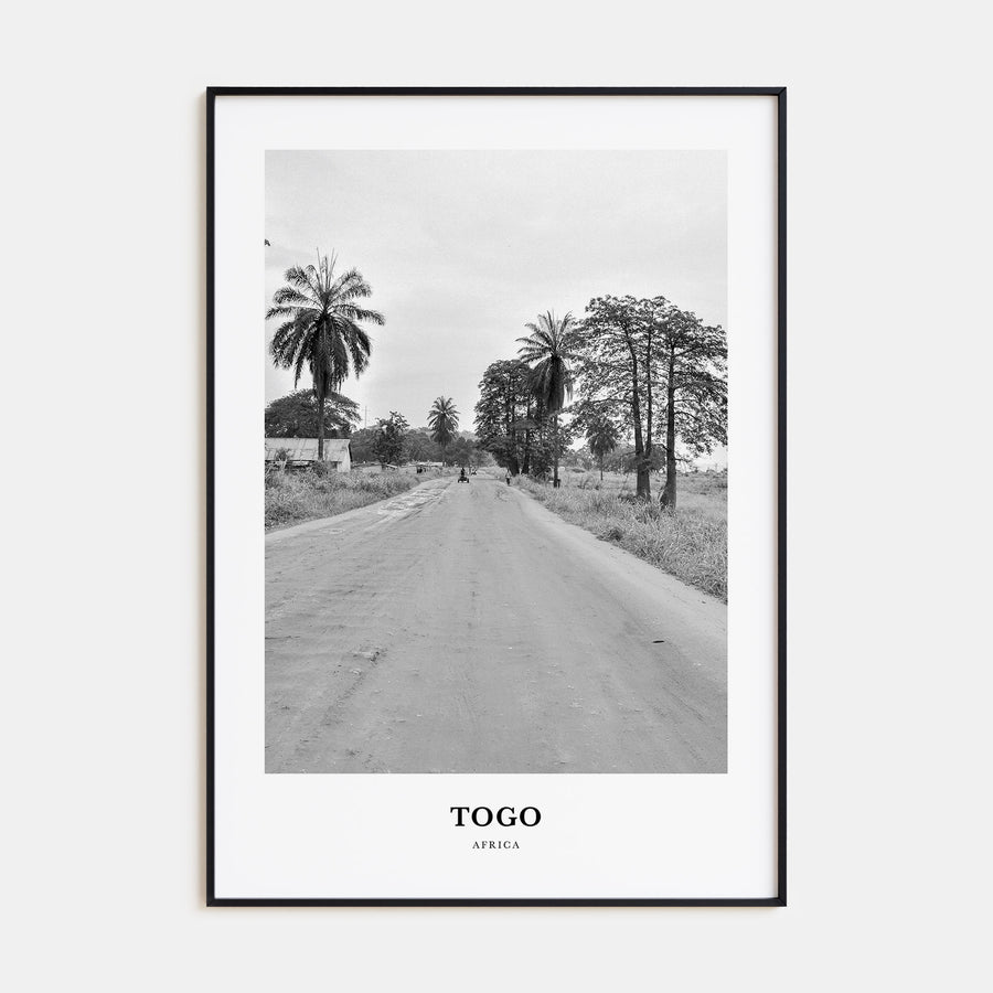 Togo Portrait B&W Poster