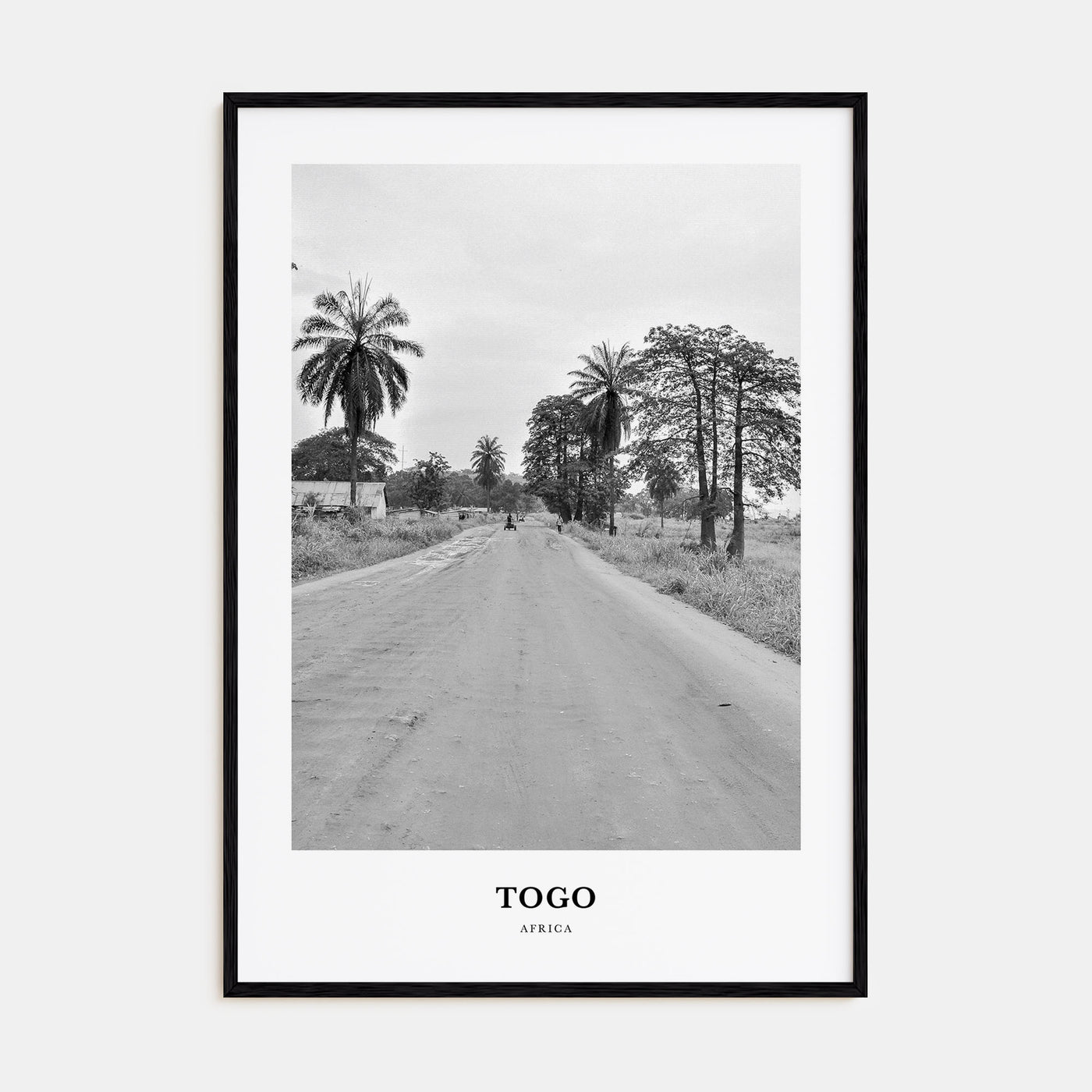 Togo Portrait B&W Poster