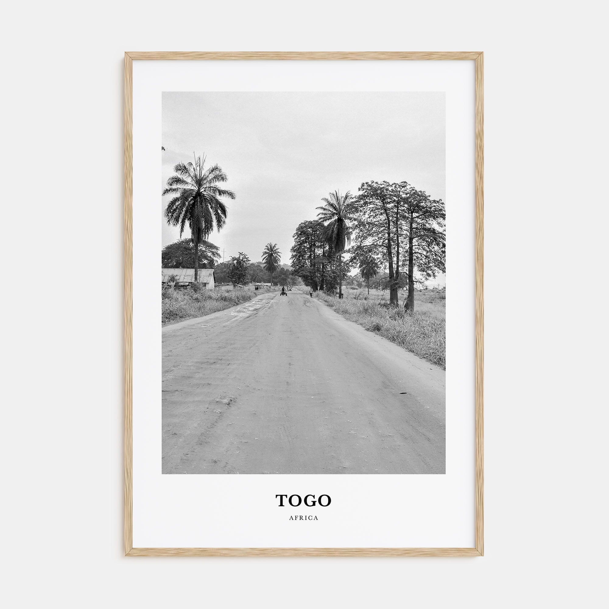 Togo Portrait B&W Poster