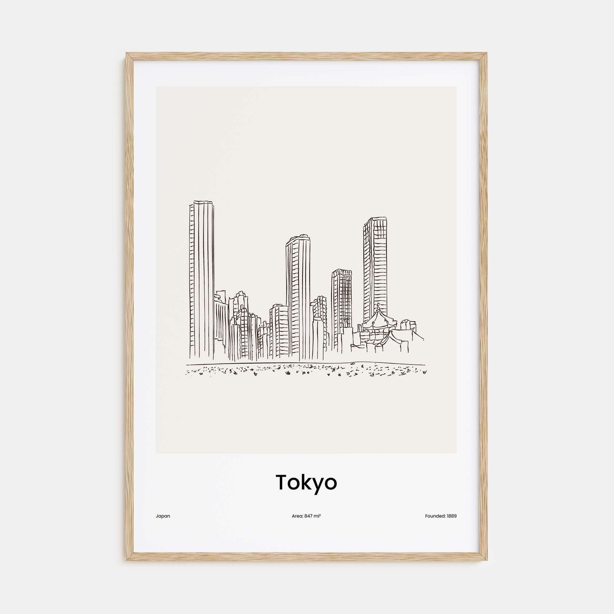 Tokyo Drawn Poster