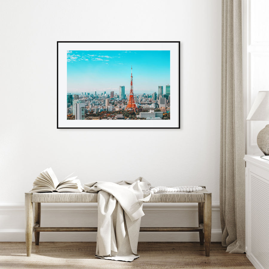 Tokyo Landscape Color Poster