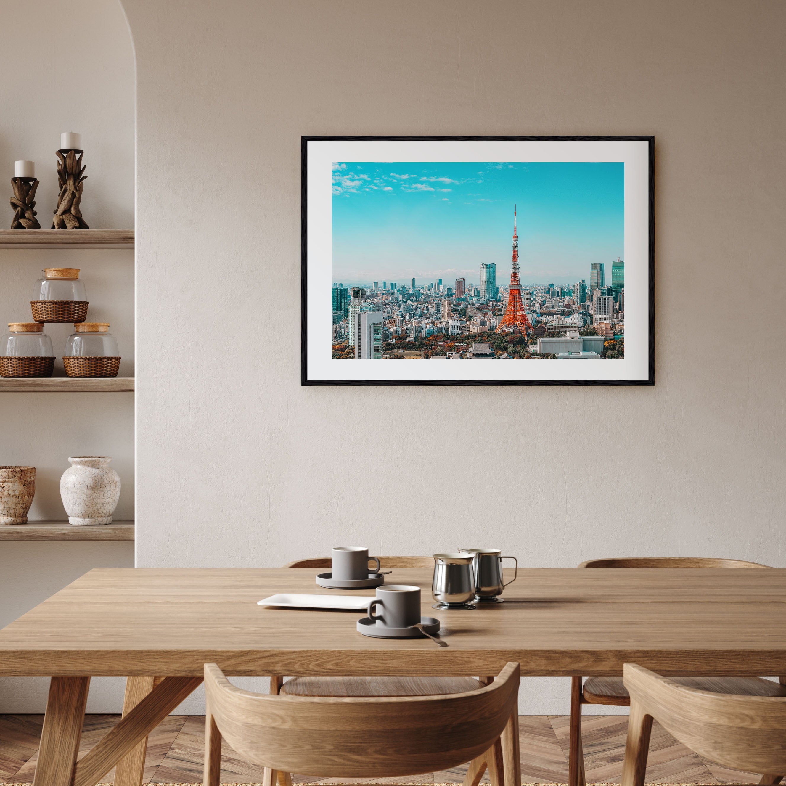 Tokyo Landscape Color Poster