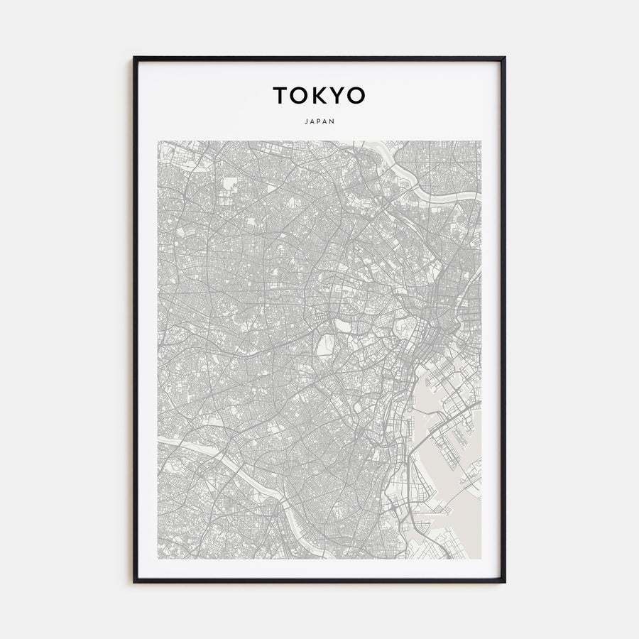 Tokyo Map Portrait Poster