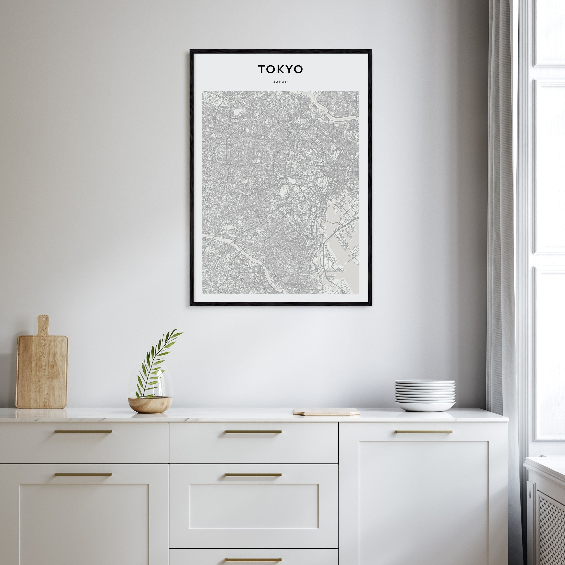 Tokyo Map Portrait Poster