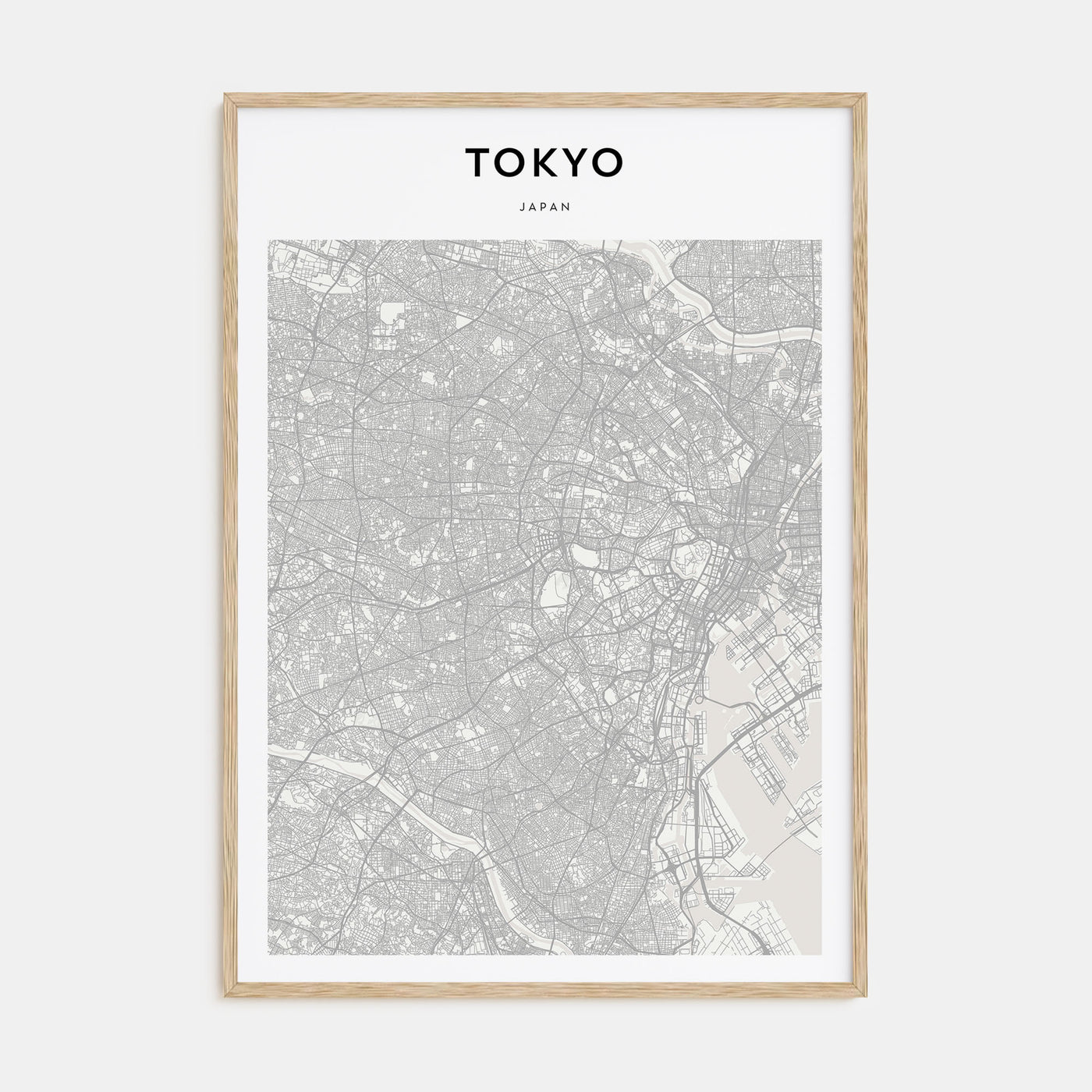 Tokyo Map Portrait Poster