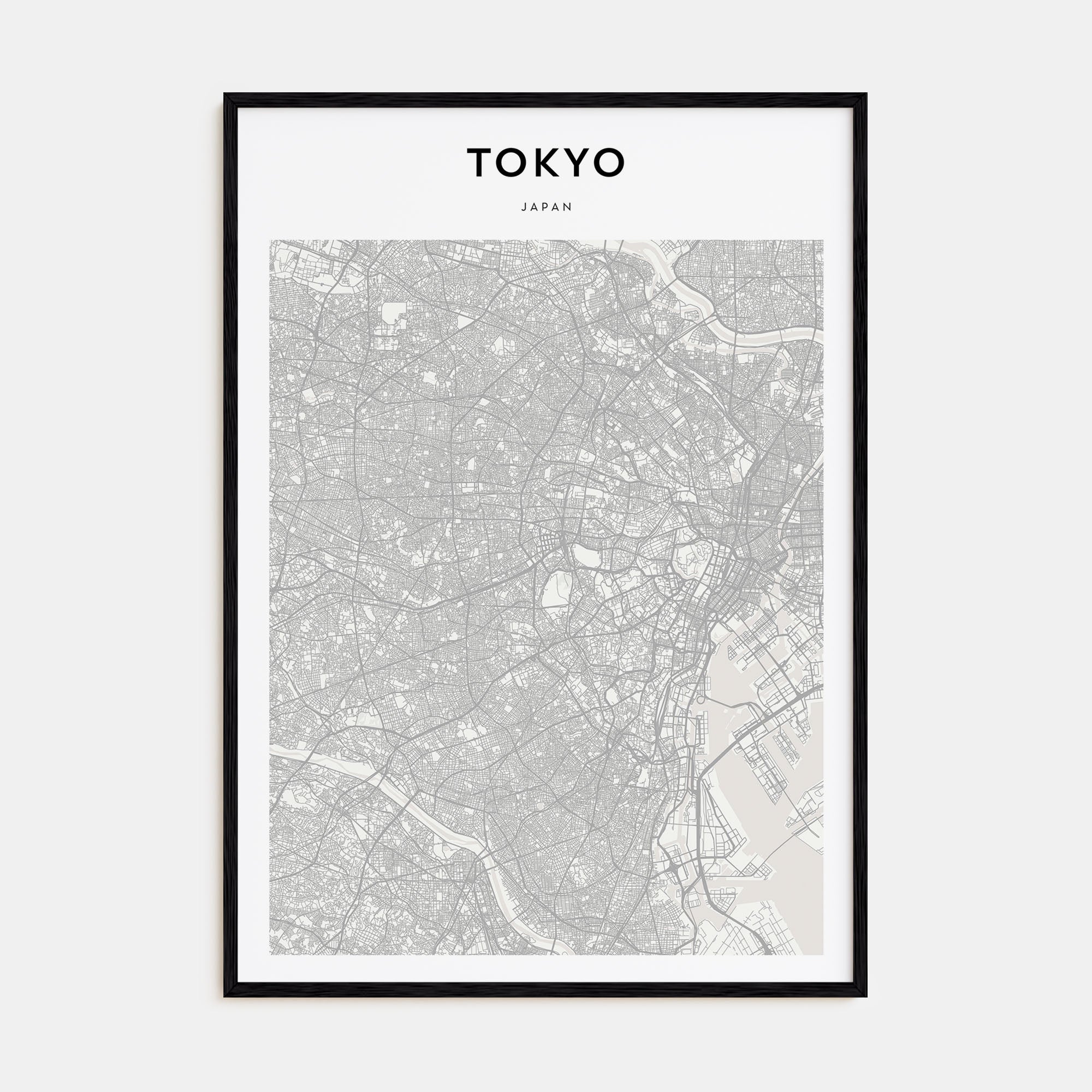 Tokyo Map Portrait Poster