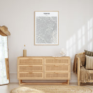 Tokyo Map Portrait Poster