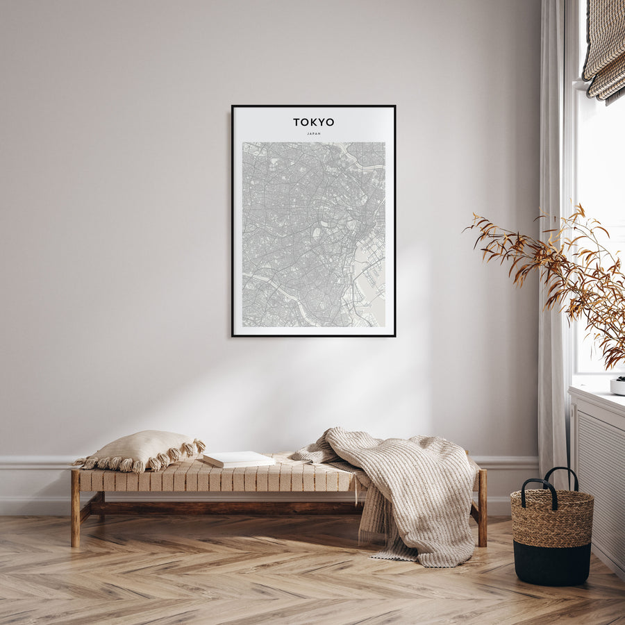Tokyo Map Portrait Poster