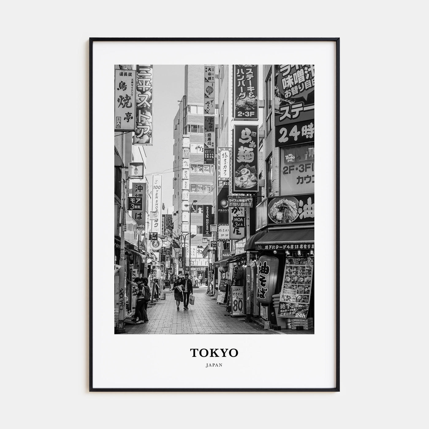 Tokyo Portrait B&W No 1 Poster