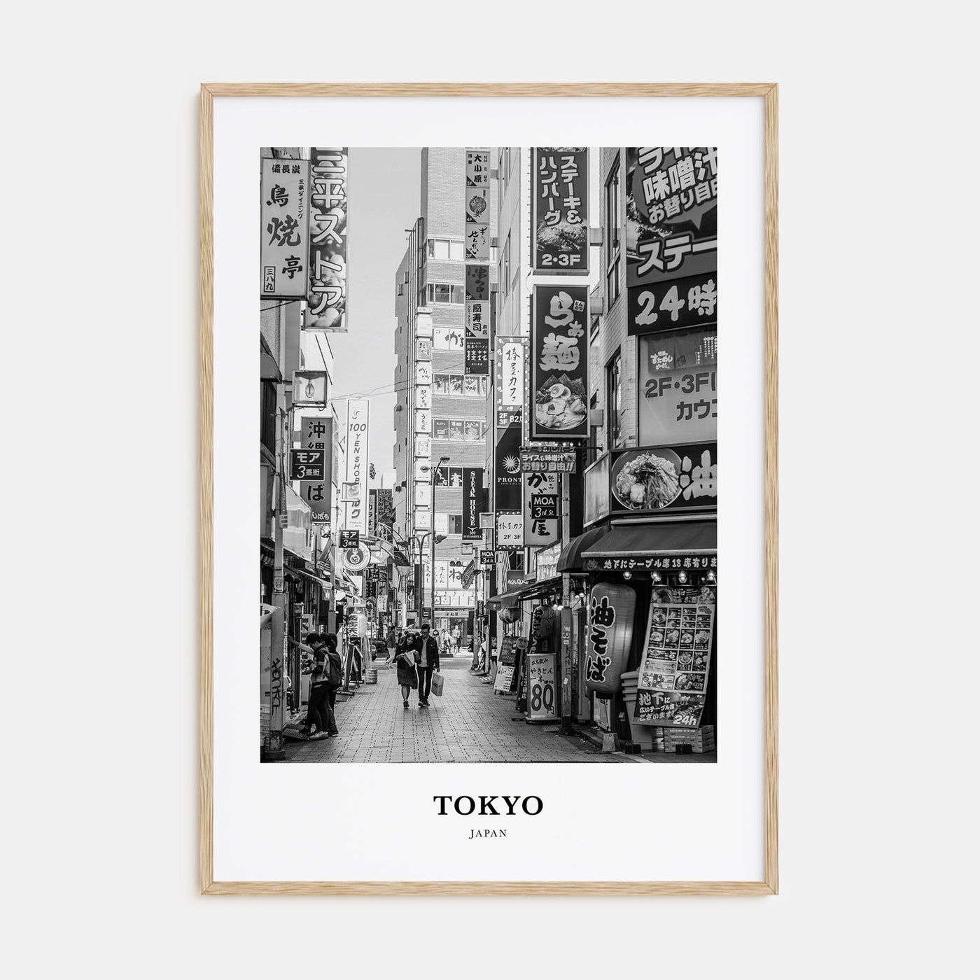 Tokyo Portrait B&W No 1 Poster