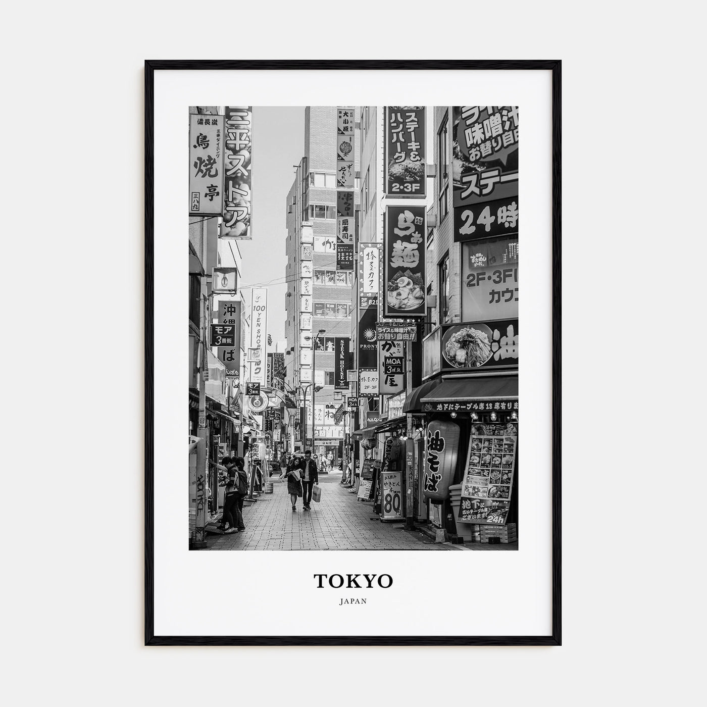 Tokyo Portrait B&W No 1 Poster