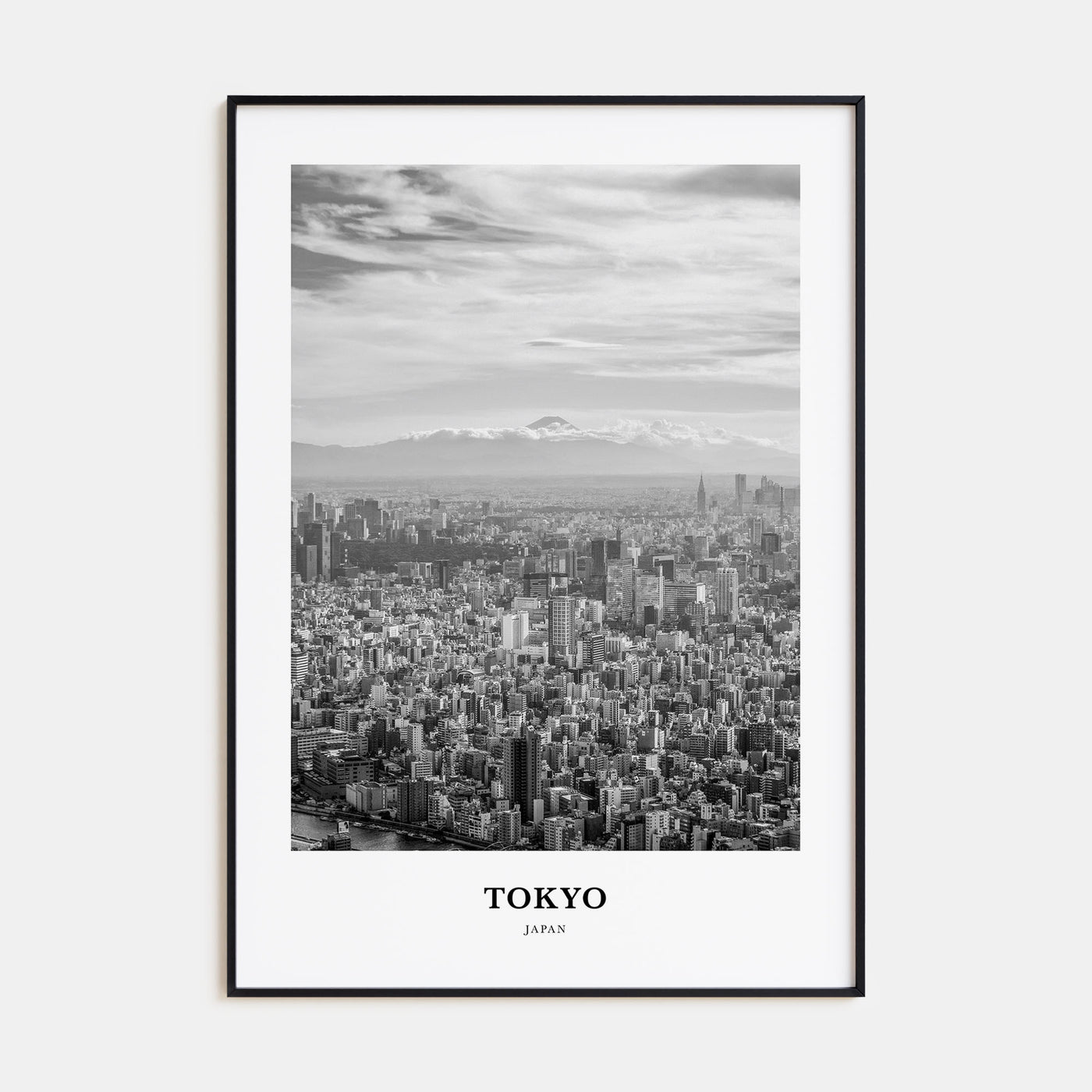Tokyo Portrait B&W No 2 Poster