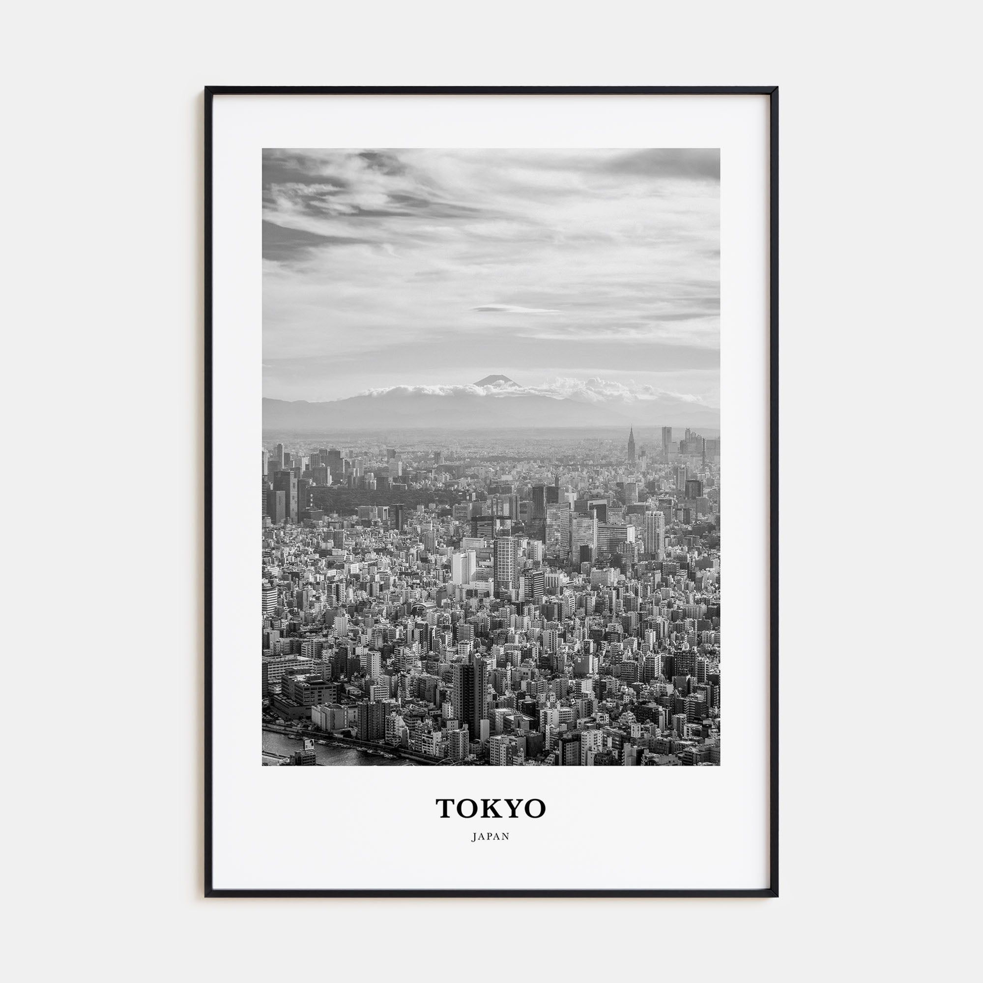 Tokyo Portrait B&W No 2 Poster