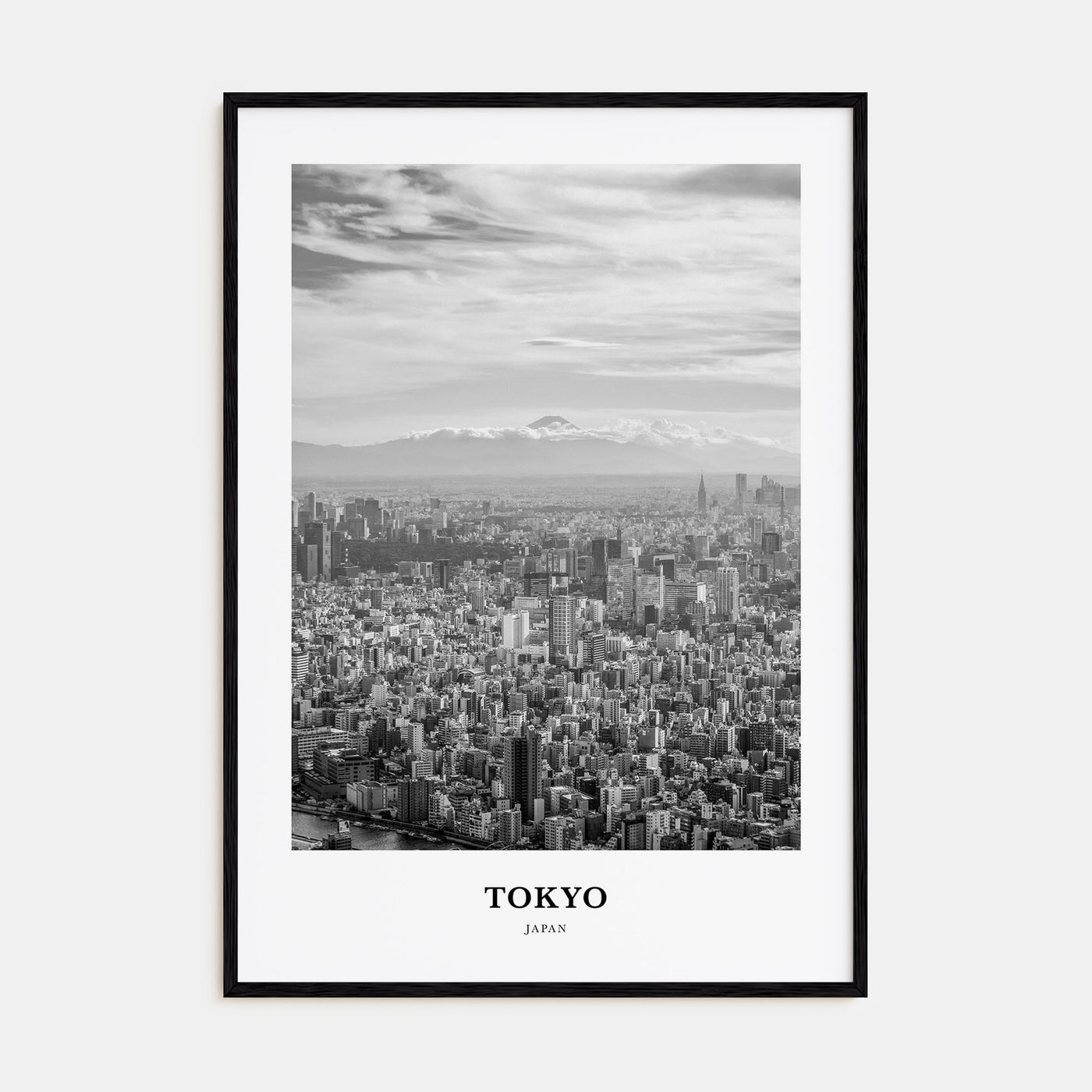 Tokyo Portrait B&W No 2 Poster