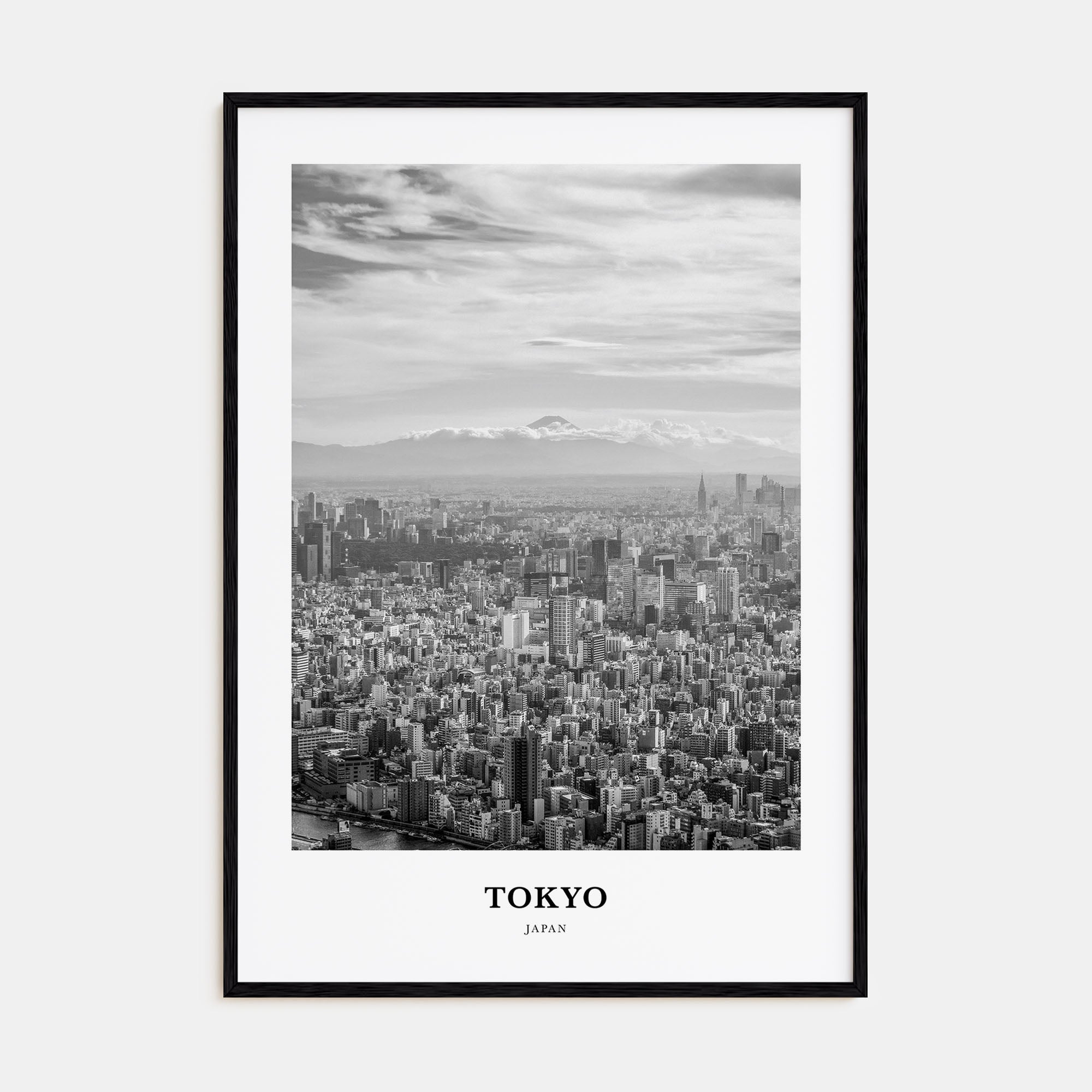 Tokyo Portrait B&W No 2 Poster