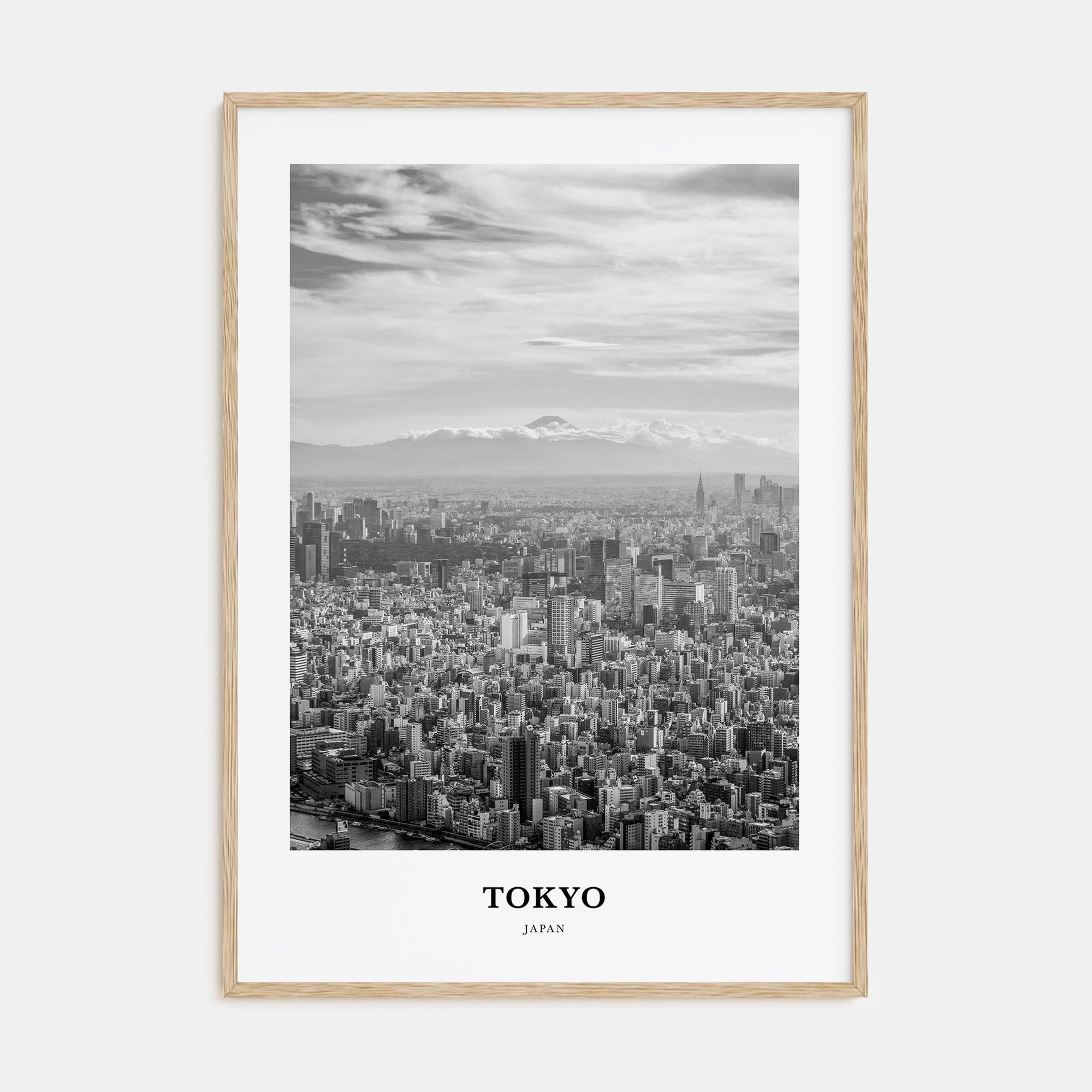 Tokyo Portrait B&W No 2 Poster