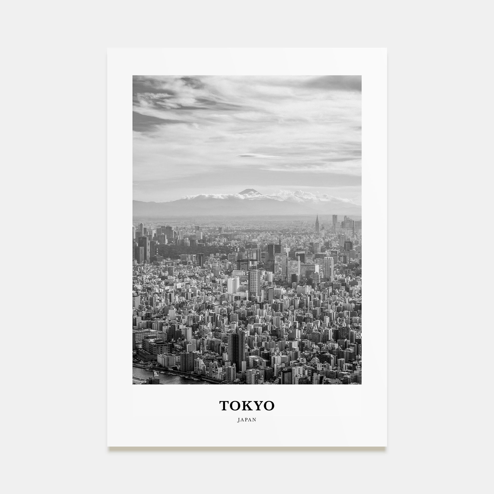Tokyo Portrait B&W No 2 Poster