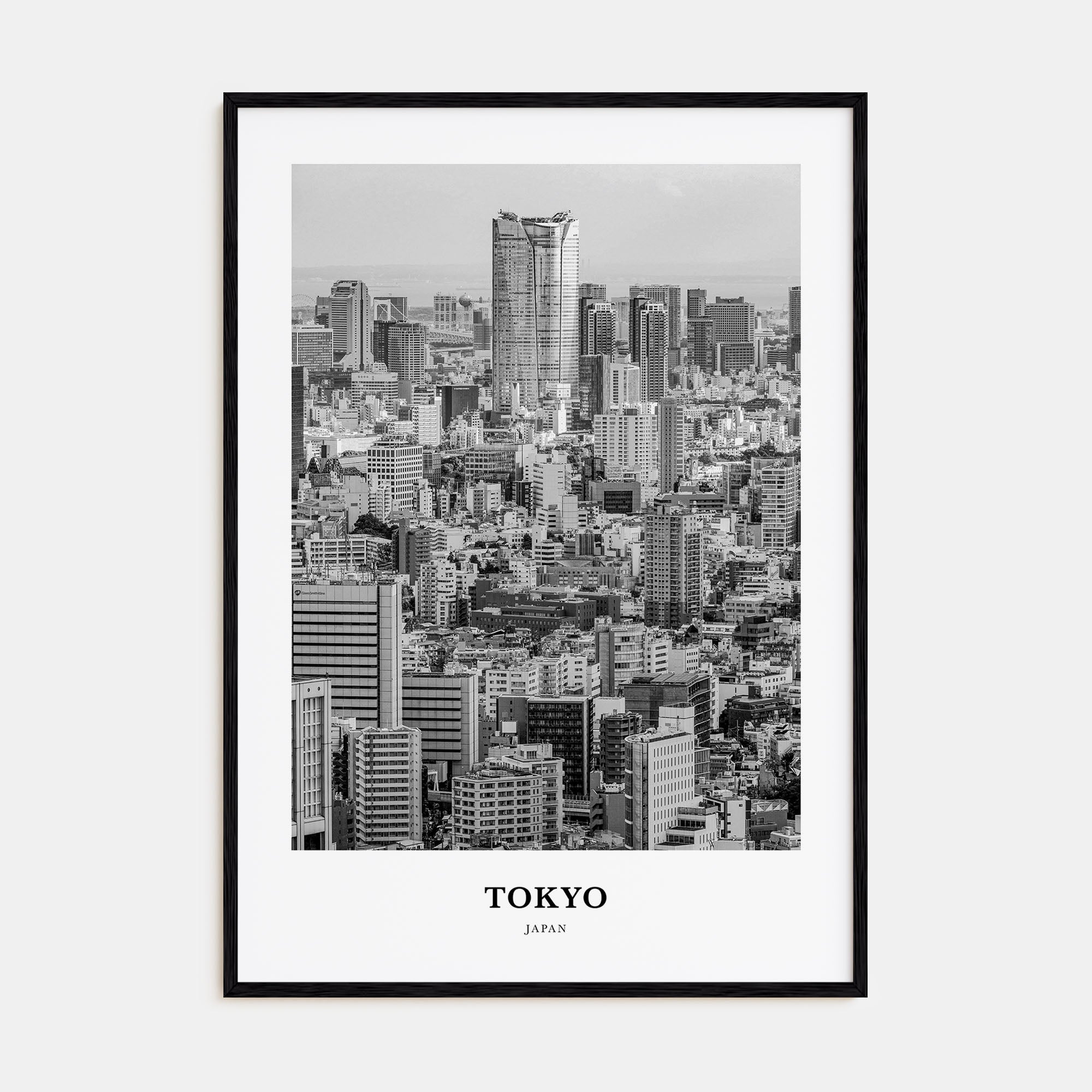 Tokyo Portrait B&W No 3 Poster